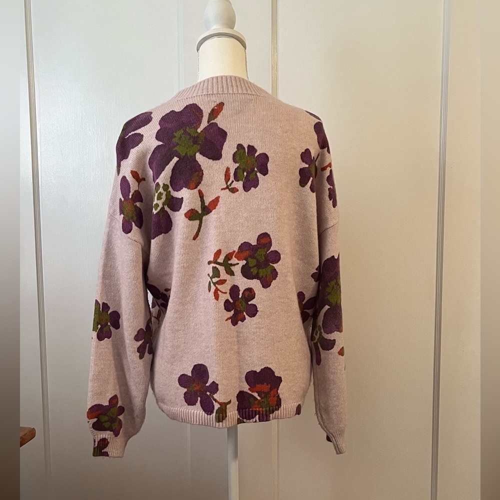 Loft Floral Patterned Sweater - image 2